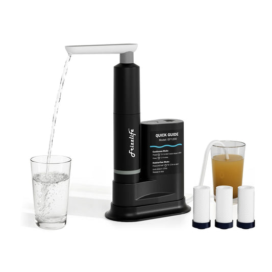 [Pre-Ordena] Frizzlife EF1200 – Filtro de Agua Portátil 0.01μm con Bomba Eléctrica