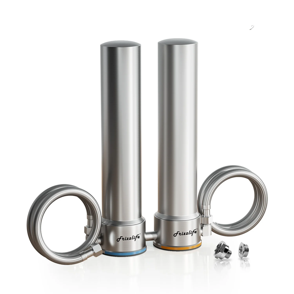 Frizzlife UDS99 - Filtro De Agua Bajo Lavadero en Acero Inoxidable