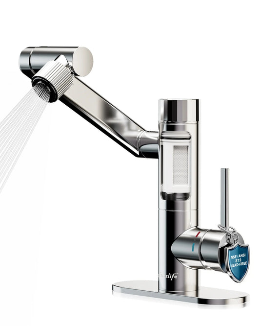 [Pre-Ordena] Frizzlife MF1080-S – Grifo con Filtro de Agua para Baño y Cocina en Cromo Pulido