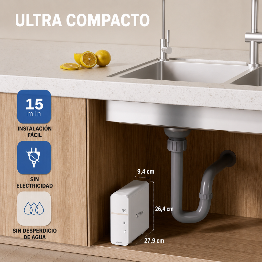 Frizzlife GX99 - Sistema De Ultrafiltración De 0.01 Micras