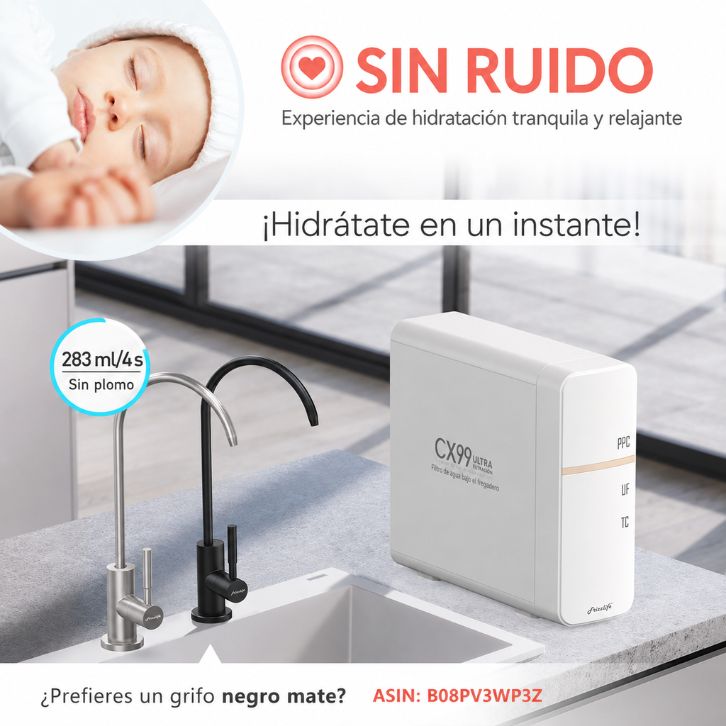 Frizzlife GX99 - Sistema De Ultrafiltración De 0.01 Micras