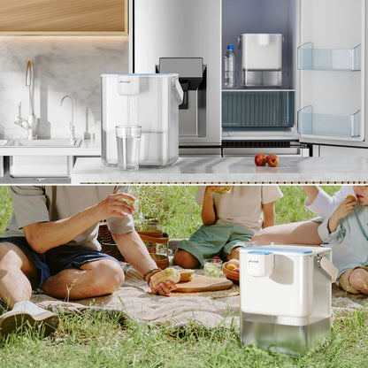Frizzlife MD40 – Dispensador de Agua Eléctrico de Sobremesa con Filtración de 8 Etapas