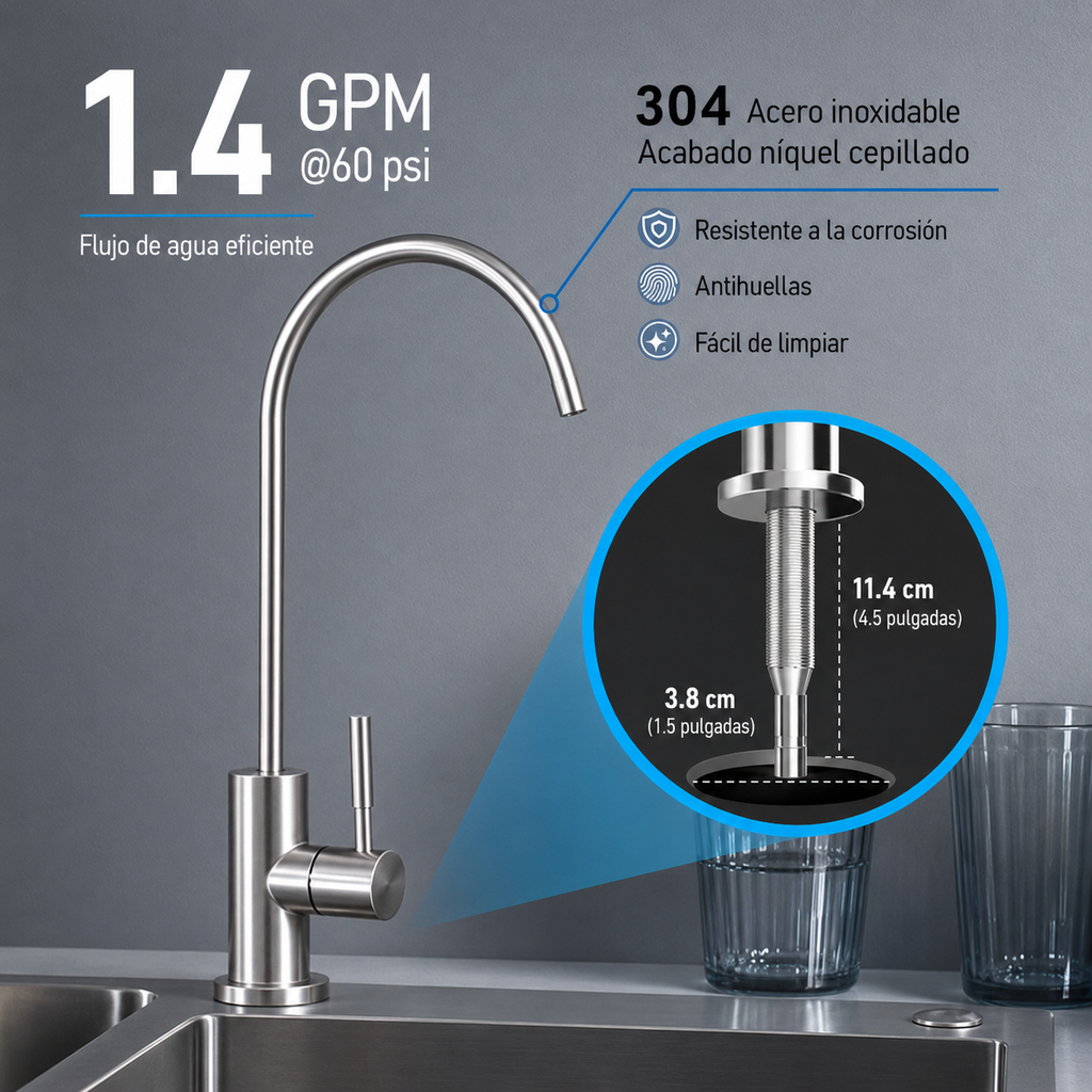 Frizzlife MP99 - Filtro De Agua Debajo Del Fregadero