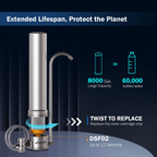 Purificador de Agua Frizzlife SS99 – Acero Inoxidable con Filtración en 4 Etapas